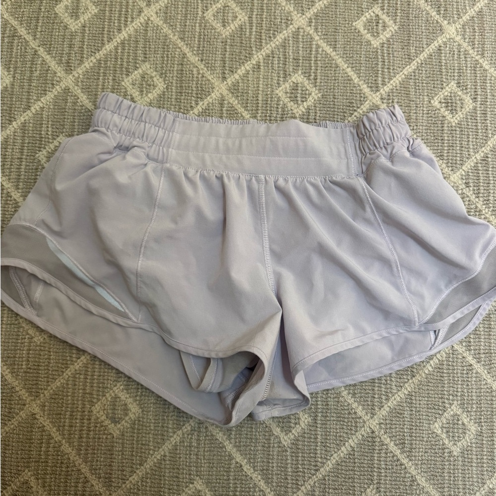 Lululemon Athletica Light Purple Athletic Shorts